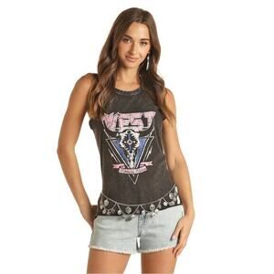Western Wild West Cowgirl Tank NWT‎ Size S Boho